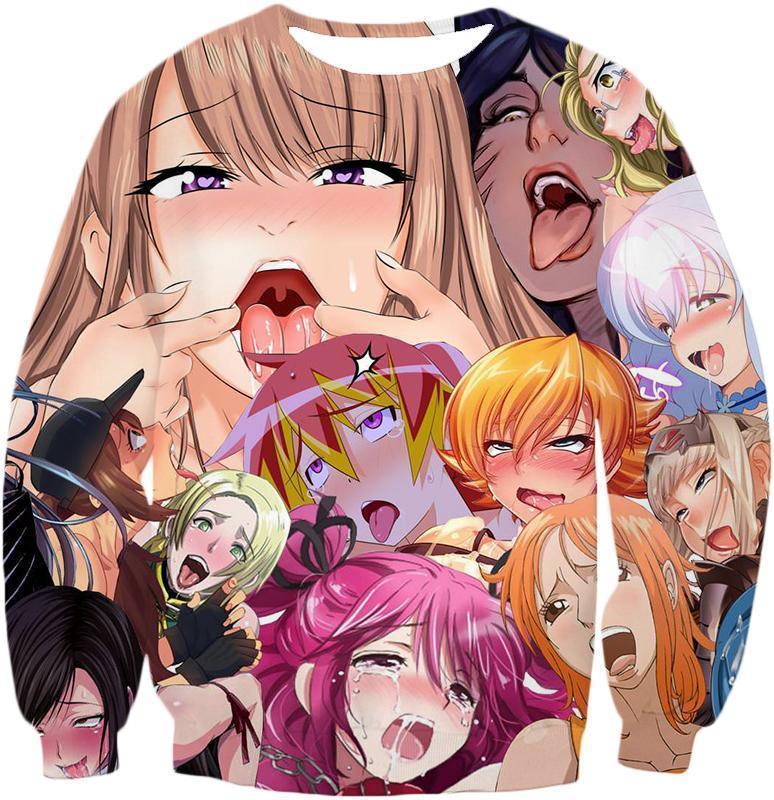 Ahegao sweaters shop