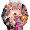 Ahegao Hoodie Colorful