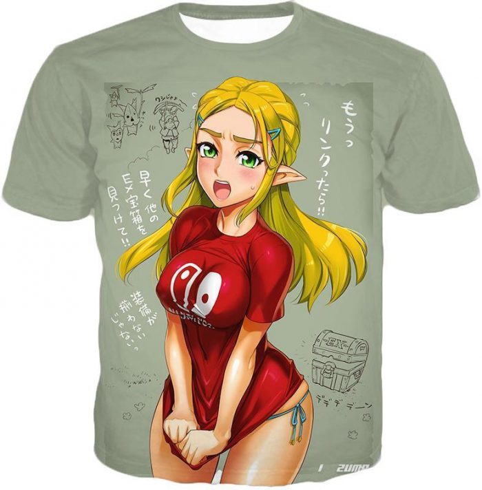 Ahegao T-shirts The Legend of Zelda Princess