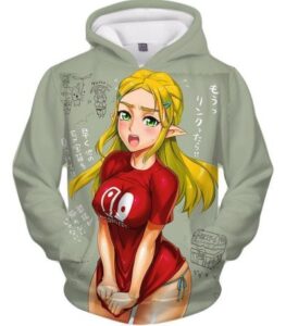 Ahegao Hoodie The Legend of Zelda Princess