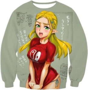 Ahegao Sweater The Legend of Zelda Princess